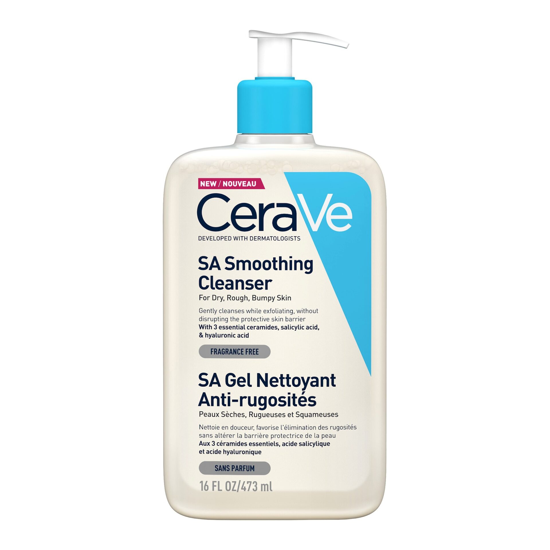 3337875795456_03 CeraVe SA Zjemňujúci čistiaci gél 473 ml – Obrázok 1