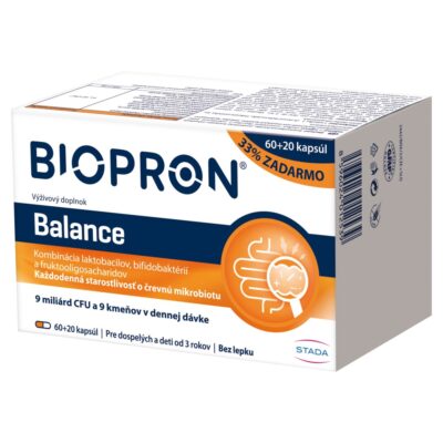 BIOPRON Balance 60+20 kapsúl – Obrázok 3