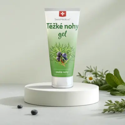 SwissMedicus Ťažké nohy gél 200 ml – Obrázok 2