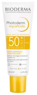 BIODERMA Photoderm Aquafluide SPF 50+ opaľovací krém, SVETLÝ 40 ml – Obrázok 2