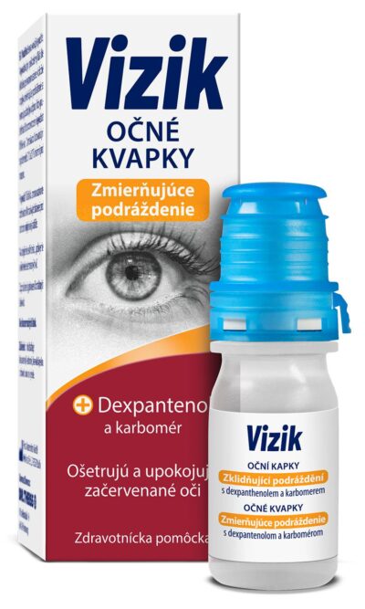 VIZIK Očné kvapky Zmierňujúce podráždenie 10 ml – Obrázok 2