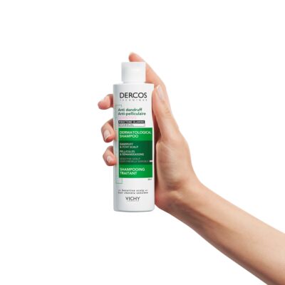 VICHY DERCOS SENSITIVE šampón proti lupinám, citlivá pokožka 200 ml – Obrázok 2