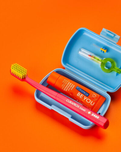 CURAPROX Cestovný set oranžový – Obrázok 6