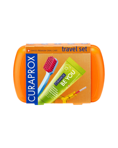 CURAPROX Cestovný set oranžový – Obrázok 2
