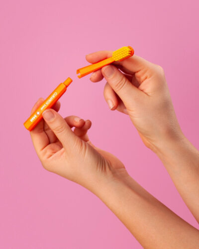 CURAPROX Cestovný set oranžový – Obrázok 5