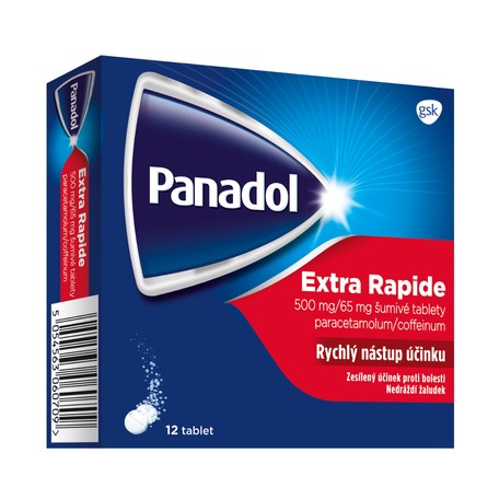 Panadol Extra Rapide 500 mg/65 mg 12 šumivých tabliet – Obrázok 1