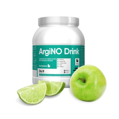 KOMPAVA ArgiNO Drink JABLKO-LIMETKA  460 g – Obrázok 2