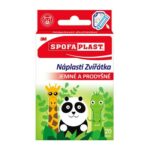 SPOFAPLAST č.114 Detské náplasti ZVIERATKÁ, 2 veľkosti 20 ks