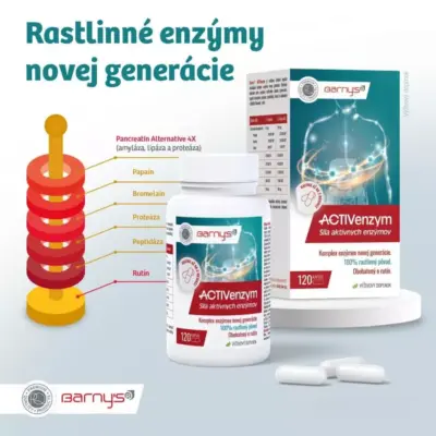 Barny′s® ACTIVenzym 120 kapsúl – Obrázok 3