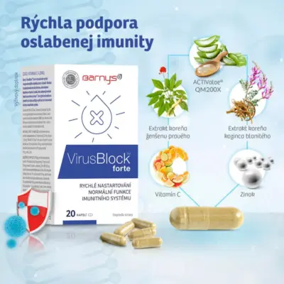 Barny′s® VirusBlock forte 20 kapsúl – Obrázok 2