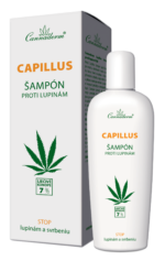 Cannaderm CAPILLUS šampón proti lupinám 150 ml
