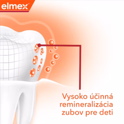 ELMEX JUNIOR zubná pasta (6-12 rokov) 75 ml – Obrázok 3