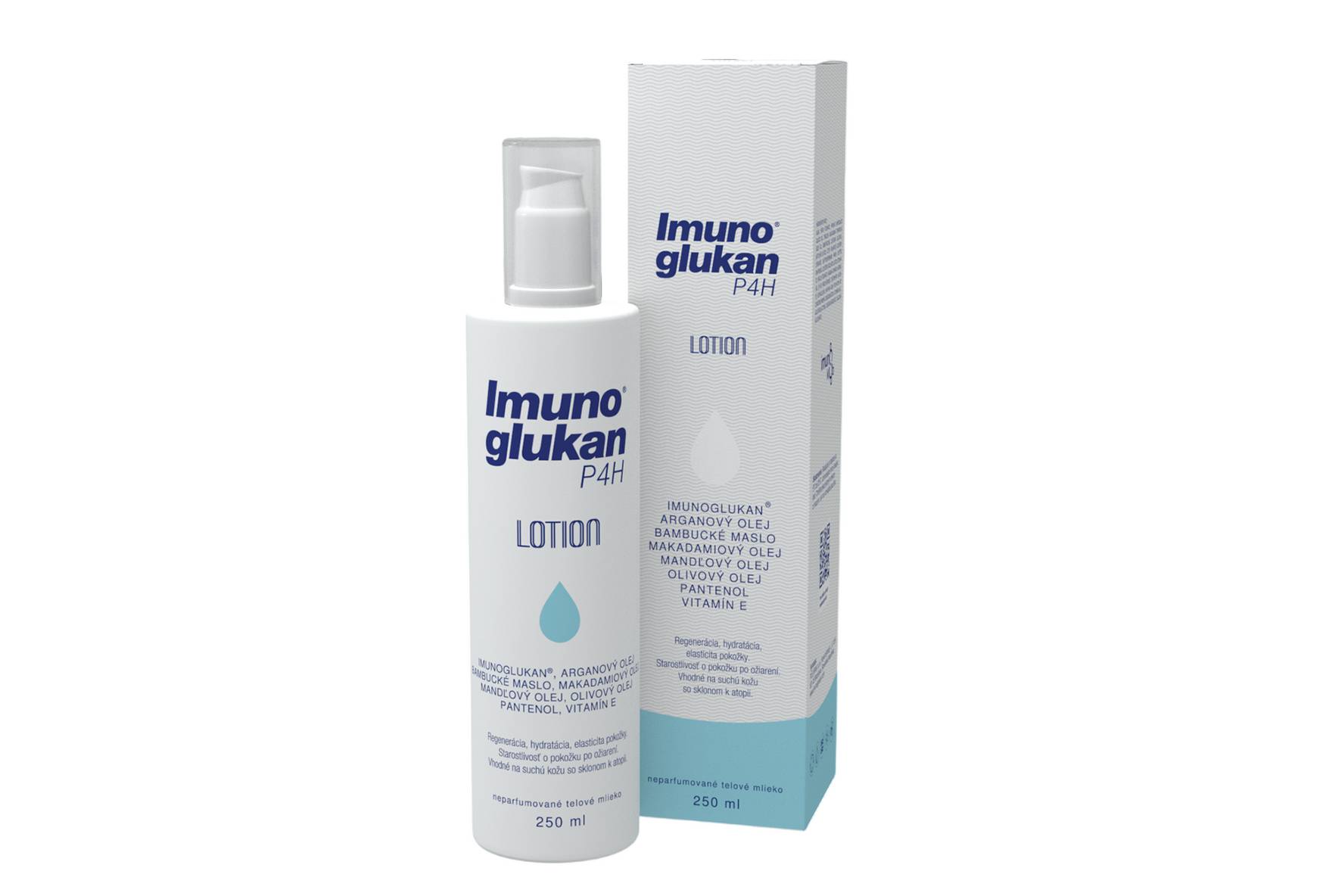 SK_lotion-WB Imunoglukan P4H LOTION neparfumované telové mlieko 250 ml – Obrázok 1