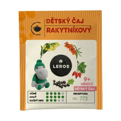 LEROS DETSKÝ ČAJ RAKYTNÍKOVÝ nálevové vrecká (od 9+ mesiacov) 20 x 2 g – Obrázok 2