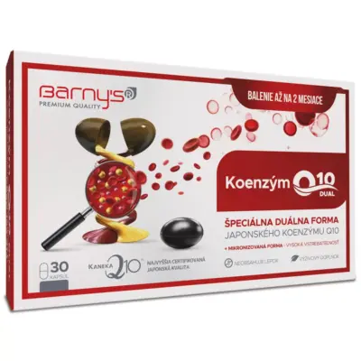 Barny′s® KOENZÝM Q10 DUAL 60 mg 30 kapsúl – Obrázok 3