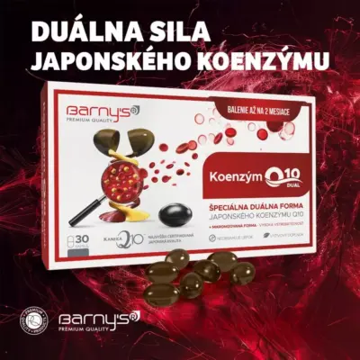 Barny′s® KOENZÝM Q10 DUAL 60 mg 30 kapsúl – Obrázok 2