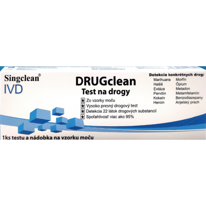 IVD DRUGCLEAN Test Na Drogy 1 Ks VIP Lek re 