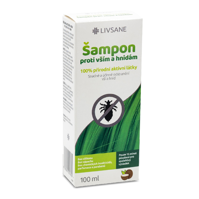 Z0039085 LIVSANE Šampón proti všiam a hnidám 100 ml – Obrázok 1