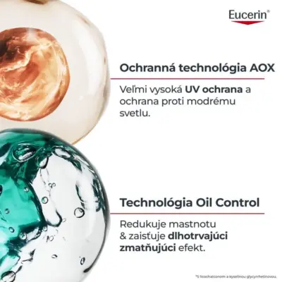 Eucerin SUN OIL CONTROL FACE SPF 50+ ochranný krémový gél na opaľovanie na tvár 50 ml – Obrázok 5