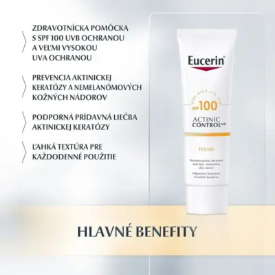 Eucerin ACTINIC CONTROL FLUID SPF 100 emulzia 80 ml – Obrázok 2