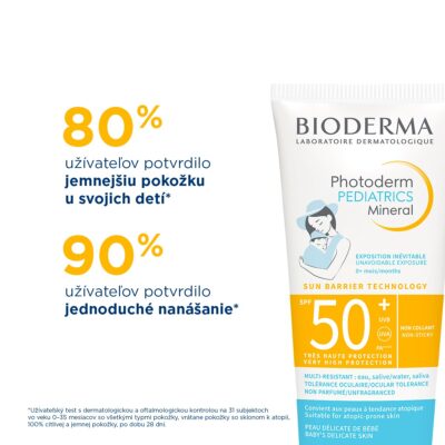 BIODERMA Photoderm PEDIATRICS mineral opaľovací krém SPF 50+ 50 g – Obrázok 2