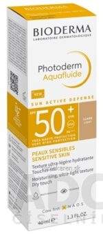 BIODERMA Photoderm Aquafluide SPF 50+ opaľovací krém, SVETLÝ 40 ml – Obrázok 5