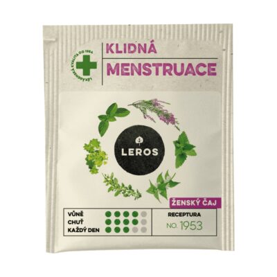 LEROS POKOJNÁ MENŠTRUÁCIA nálevové vrecká 20 x 1,5 g – Obrázok 2