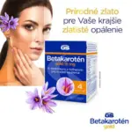 GS Betakarotén gold 15 mg s nechtíkom a šafranom 120 kapsúl – Obrázok 2