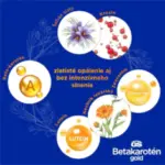 GS Betakarotén gold 15 mg s nechtíkom a šafranom 30 kapsúl – Obrázok 4
