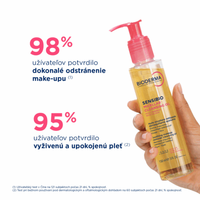 BIODERMA Sensibio micelárny čistiaci olej 150 ml – Obrázok 4