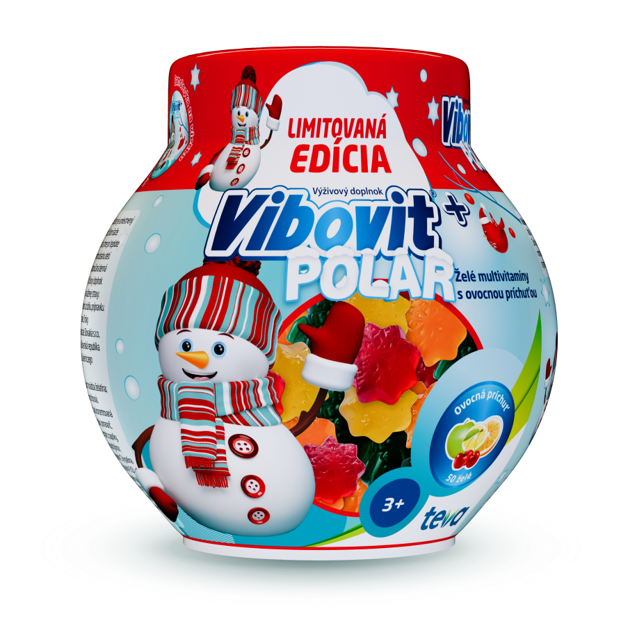 VIBOVIT+ POLAR želé multivitamíny 200 g – Obrázok 1