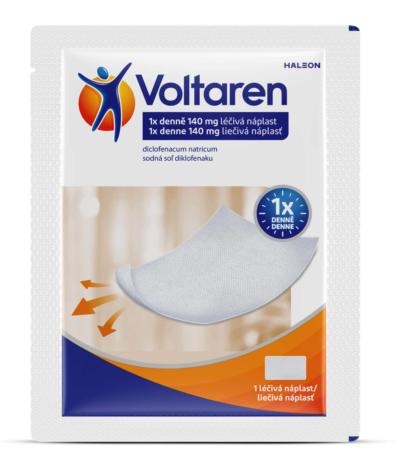 Voltaren 1x denne 140 mg liečivá náplasť 5 ks – Obrázok 4