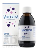 VINCENTKA SIRUP so skorocelom a materinou dúškou 1x200 ml – Obrázok 2