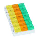 Dávkovač liekov typ 03 týždenný farebný 1 ks