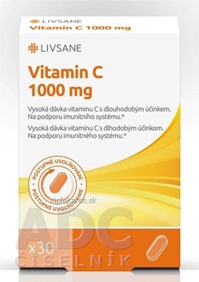 9mkilw0_400x400 LIVSANE Vitamín C 1000 mg Depot tbl s postupným uvoľňovaním 1x30 ks – Obrázok 1