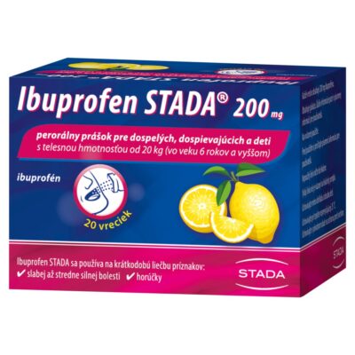 Ibuprofen STADA 200 mg perorálny prášok 20 vreciek – Obrázok 3