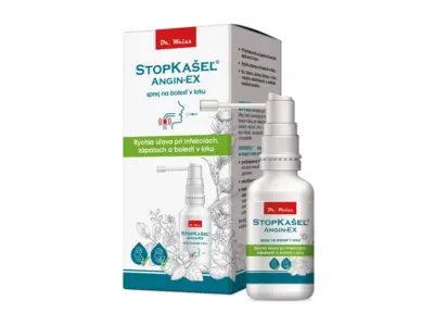 STOPKAŠEĽ ANGIN-EX sprej na bolesť v krku 30 ml