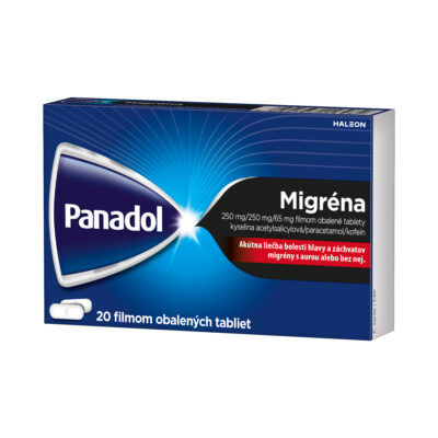 Panadol Migréna 20 tabliet – Obrázok 3