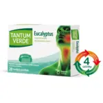 TANTUM VERDE Eucalyptus 20 tvrdých pastiliek – Obrázok 2