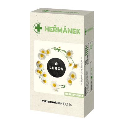 LEROS RUMANČEK bylinný čaj 20 x 1 g