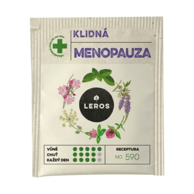 LEROS POKOJNÁ MENOPAUZA bylinný čaj, nálevové vrecká 20 x 1,3 g – Obrázok 3