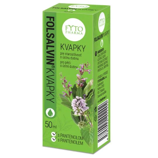 FYTO FOLSALVIN kvapky na kloktanie s pantenolom 50 ml