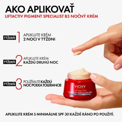 VICHY LIFTACTIV PIGMENT SPECIALIST B3 nočný krém 50 ml – Obrázok 6