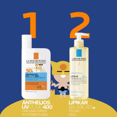 LA ROCHE-POSAY ANTHELIOS DERMO-PEDIATRICS SPF 50+ ultraľahký fluid pre deti 50 ml – Obrázok 5