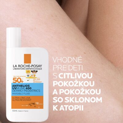 LA ROCHE-POSAY ANTHELIOS DERMO-PEDIATRICS SPF 50+ ultraľahký fluid pre deti 50 ml – Obrázok 6