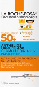 LA ROCHE-POSAY ANTHELIOS DERMO-PEDIATRICS SPF 50+ ultraľahký fluid pre deti 50 ml – Obrázok 2