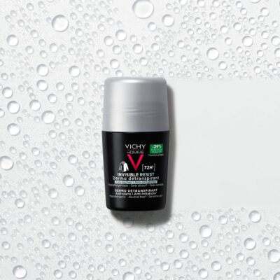 VICHY HOMME INVISIBLE RESIST 72H antiperpirant roll-on 50 ml – Obrázok 4