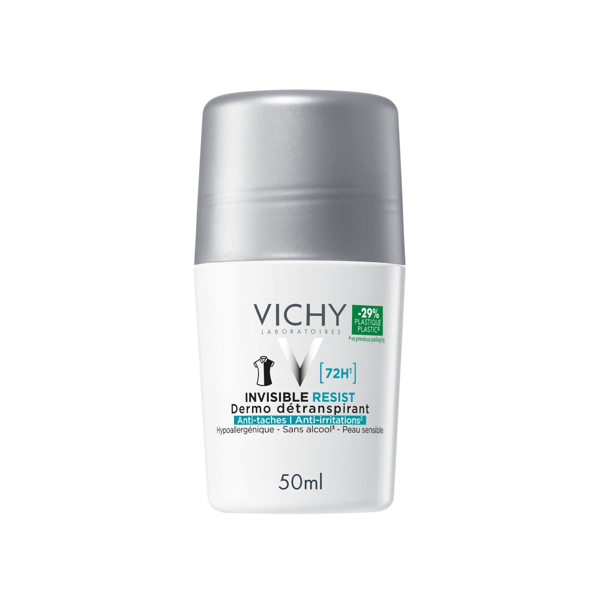 3337875894265_05 VICHY Antiperspirant INVISIBLE RESIST 72h roll-on 50 ml – Obrázok 1