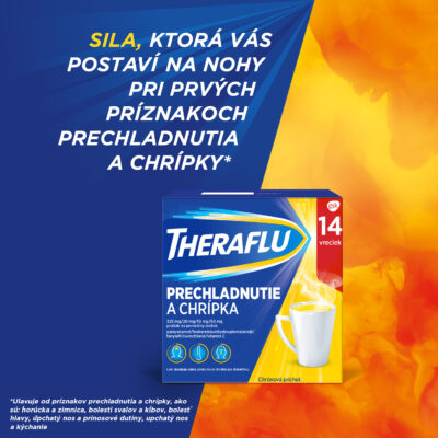 THERAFLU Prechladnutie a chrípka 10 vreciek – Obrázok 2