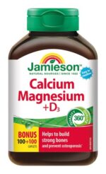 JAMIESON VÁPNIK, HORČÍK S VITAMÍNOM D3 200 tabliet